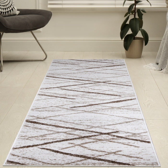 Salvador Geometric Modern Rug - Beige