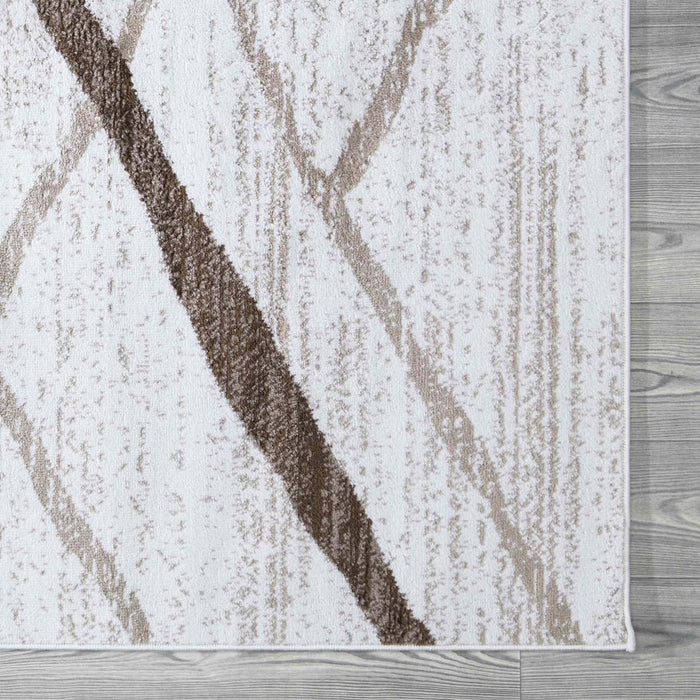 Salvador Geometric Modern Rug - Beige