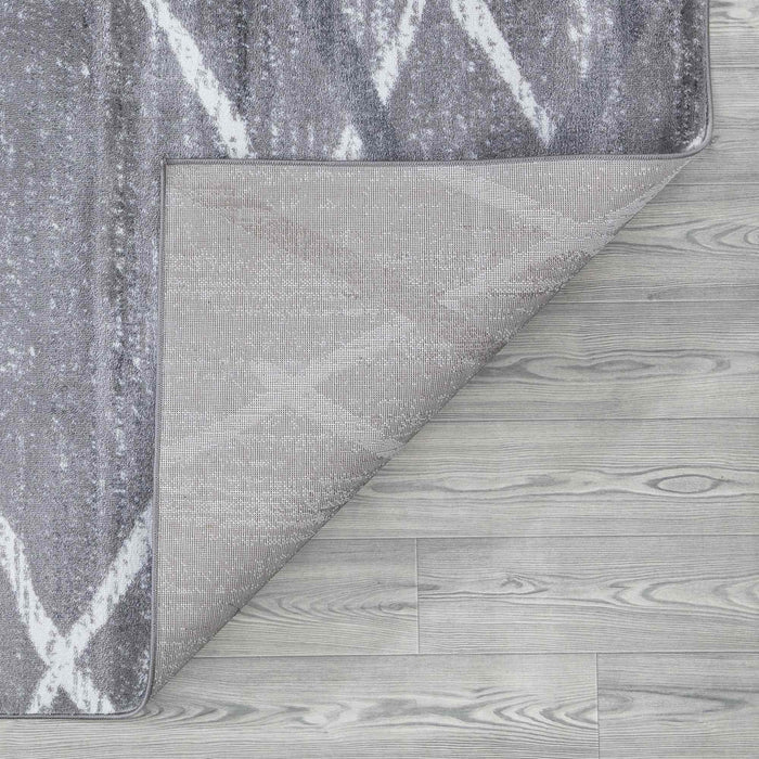 Salvador Geometric Modern Rug V1 - Grey