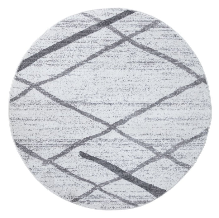 Salvador Geometric Modern Rug V2 - White