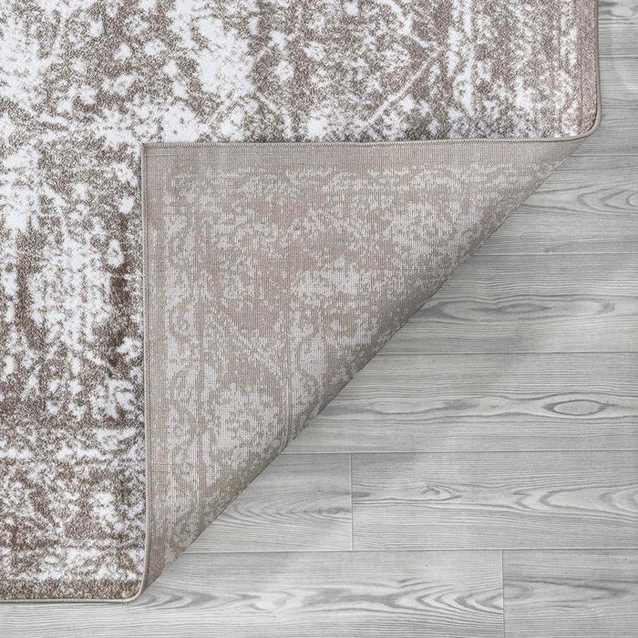 Santorini Traditional Floral Rug (V3) - Beige