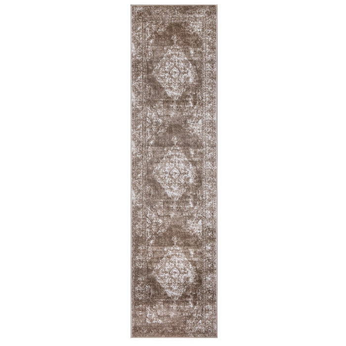 Santorini Traditional Medallion Rug (V4) - Beige