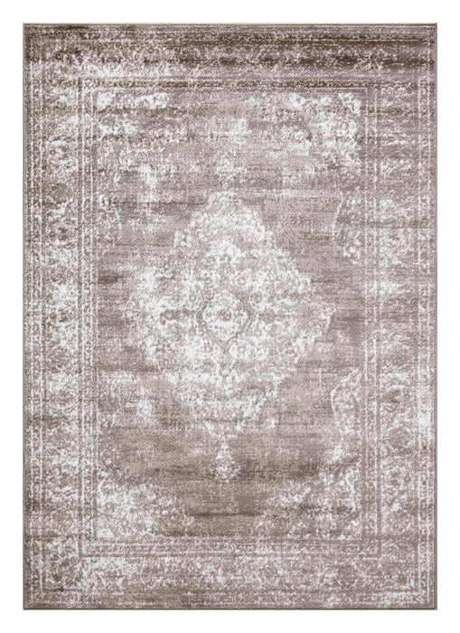 Santorini Traditional Medallion Rug (V4) - Beige