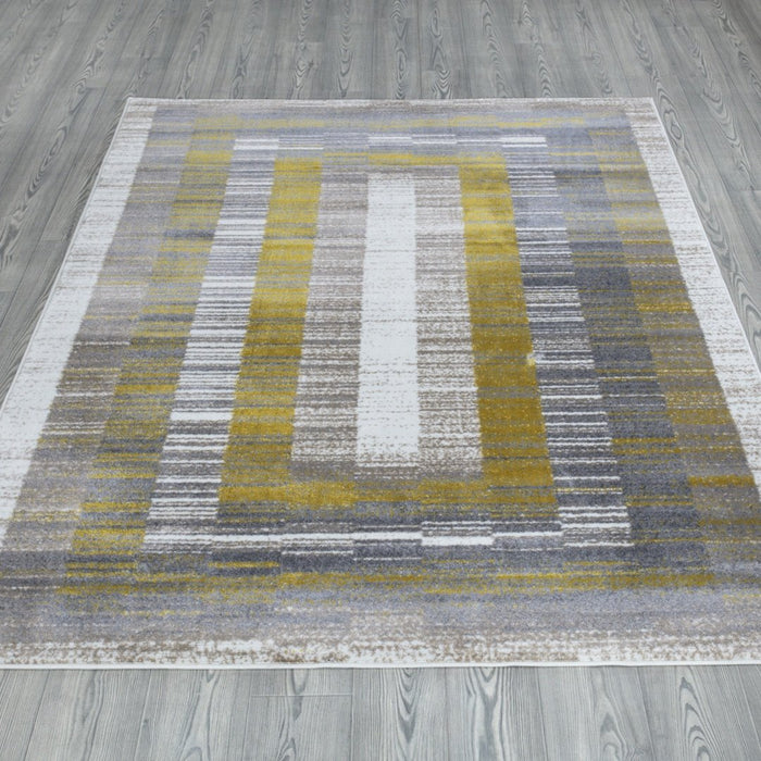 Sevilla Contemporary Rug - Mustard