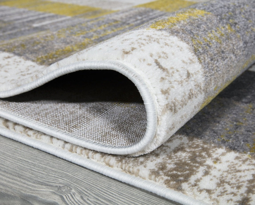 Sevilla Contemporary Rug - Mustard