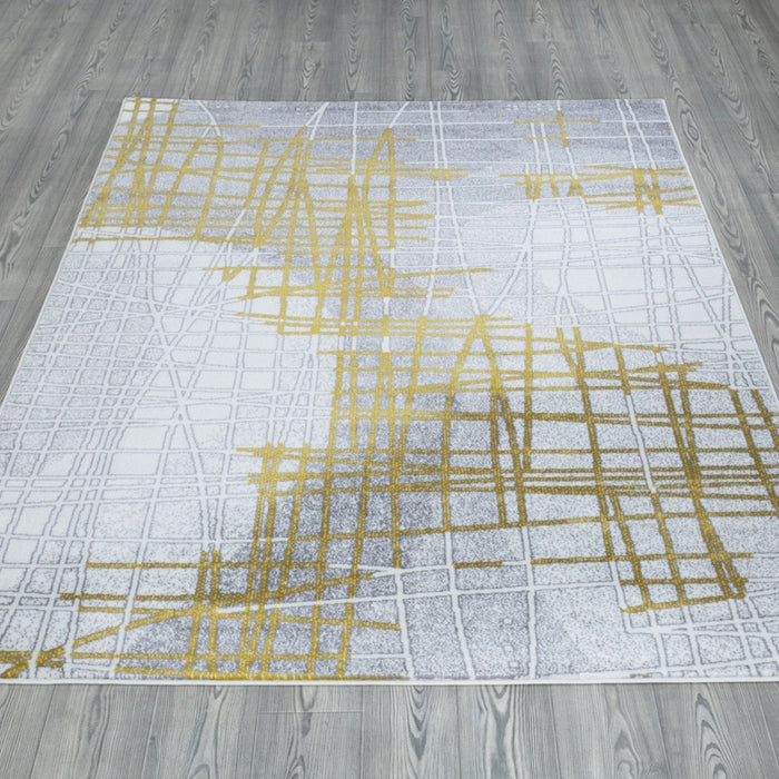 Sevilla Geometric Rug (V1) - Gold