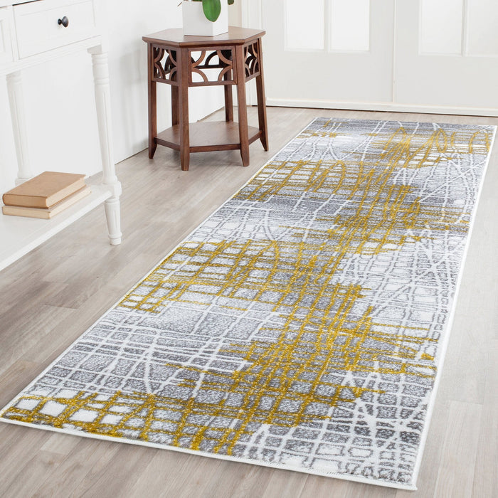 Sevilla Geometric Rug (V1) - Gold