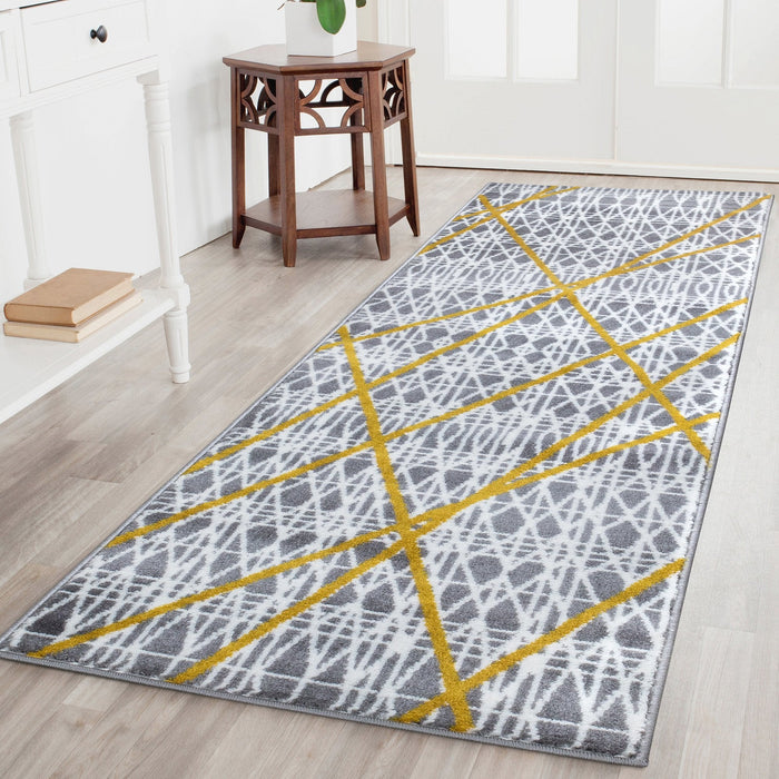 Sevilla Geometric Rug (V2) - Gold