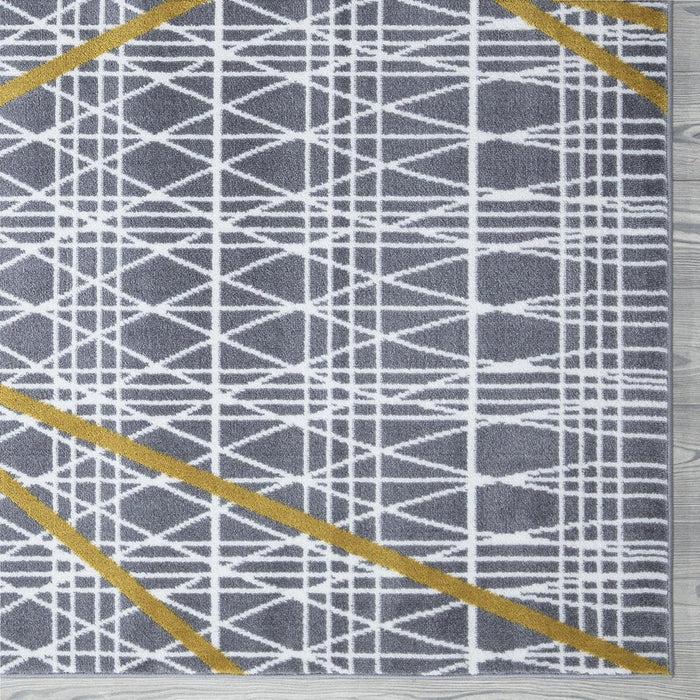 Sevilla Geometric Rug (V2) - Gold