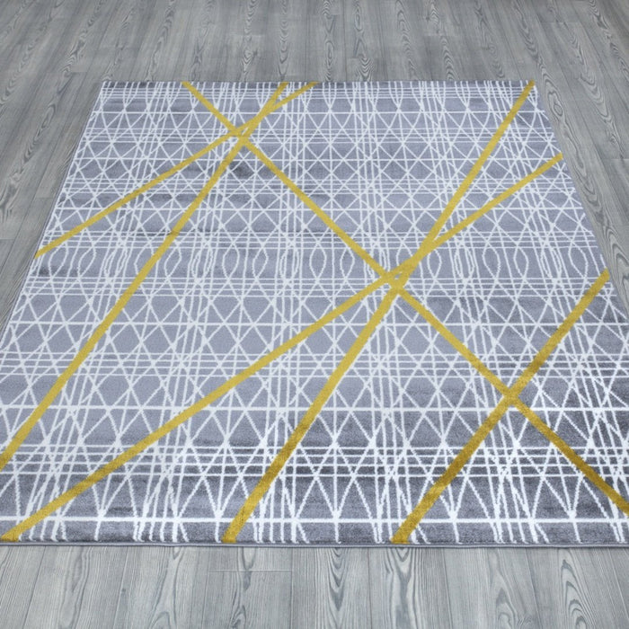 Sevilla Geometric Rug (V2) - Gold