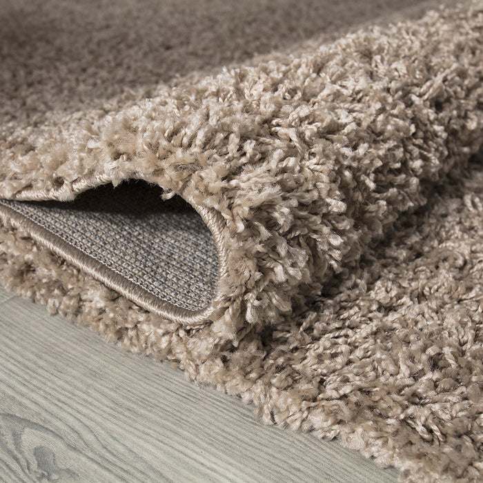 Shaggy Plain Beige Rug