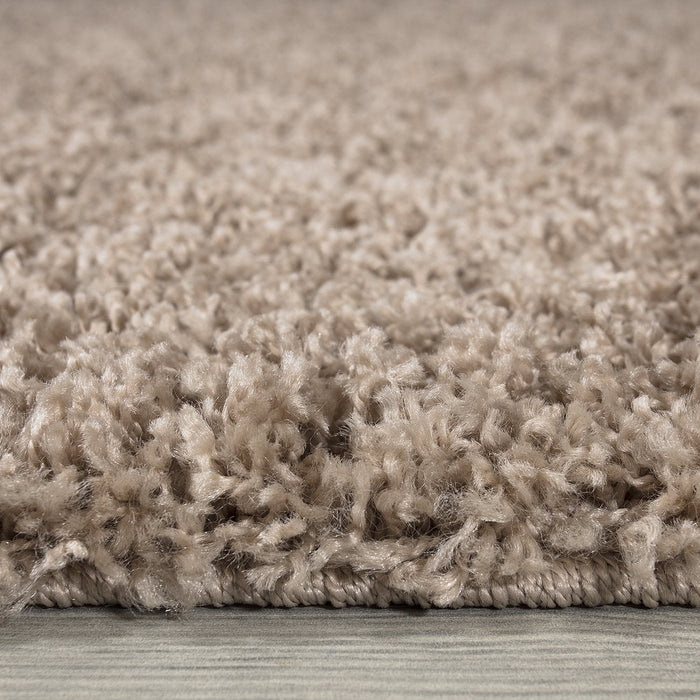 Shaggy Plain Beige Rug