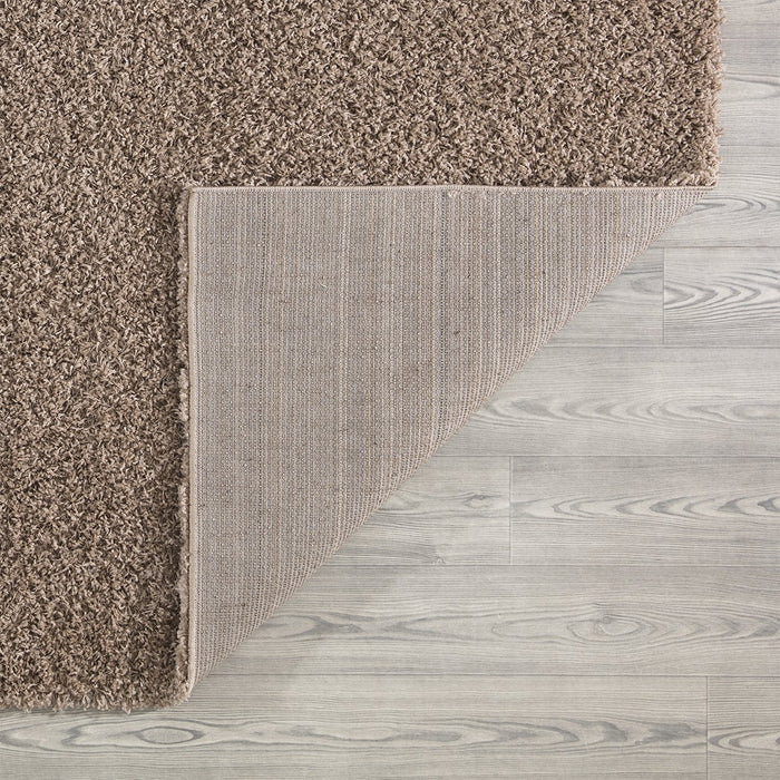 Shaggy Plain Beige Rug