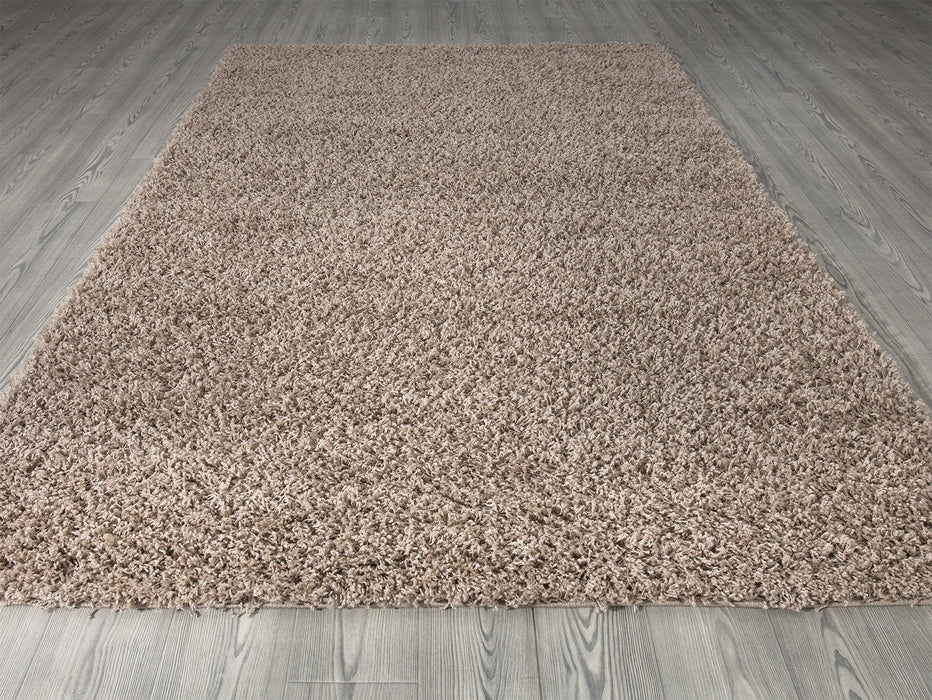 Shaggy Plain Beige Rug