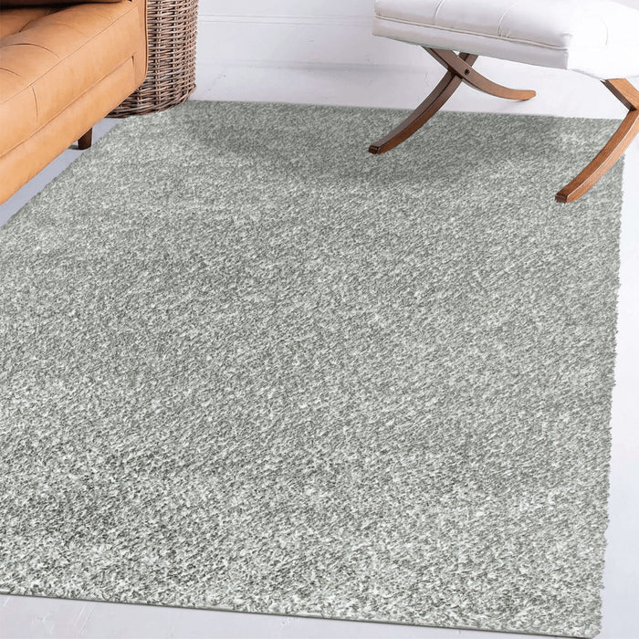 Shaggy Plain Grey Rug