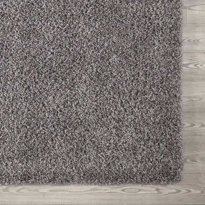 Shaggy Plain Grey Rug