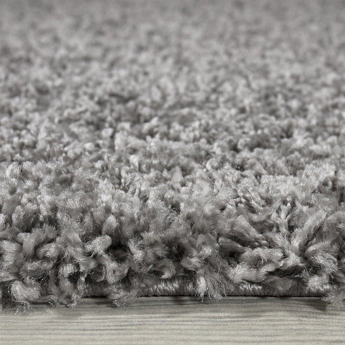 Shaggy Plain Grey Rug