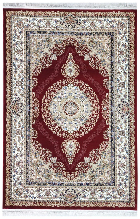 Sicily Traditional Medallion Rug (V10) - Red