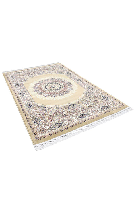 Sicily Traditional Medallion Rug (V4) - Beige