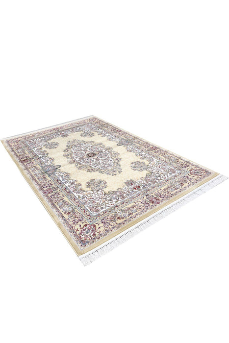 Sicily Traditional Medallion Rug (V5) - Beige