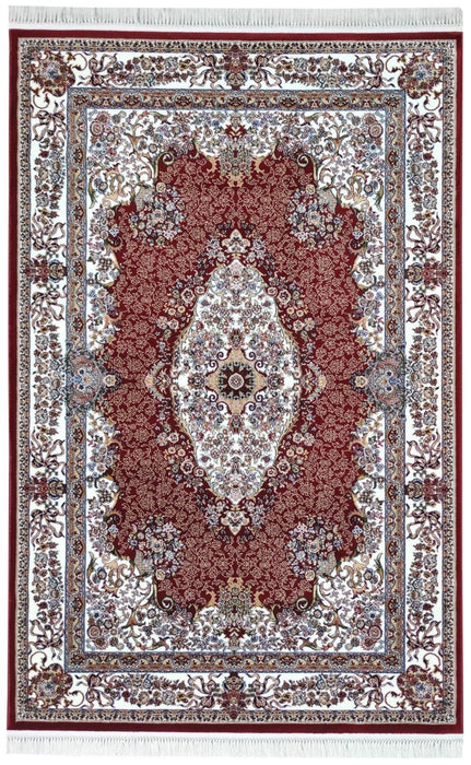 Sicily Traditional Medallion Rug (V6) - Red