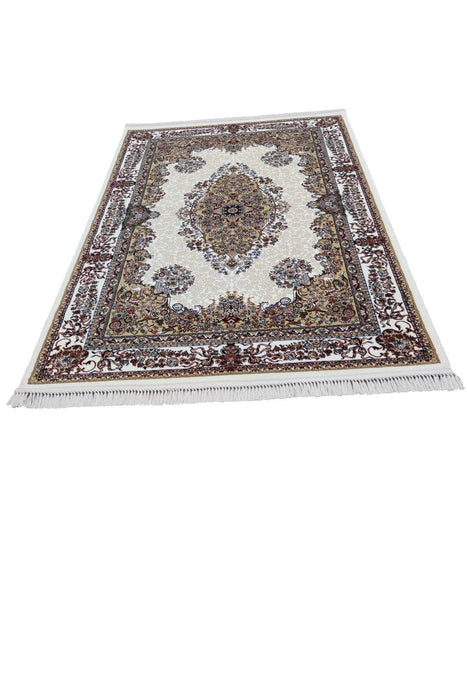 Sicily Traditional Medallion Rug (V8) - Cream