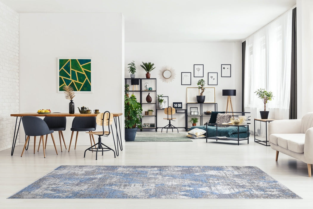 Stratus Contemporary Rug (V1) - Blue