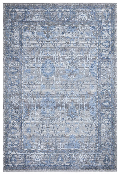 Stratus Floral Rug Blue - Blue