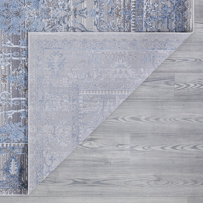 Stratus Floral Rug Blue - Blue