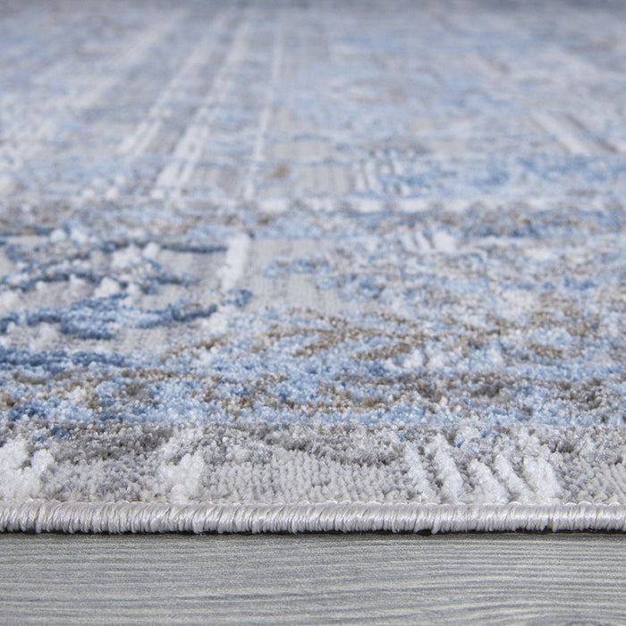 Stratus Floral Rug Blue - Blue