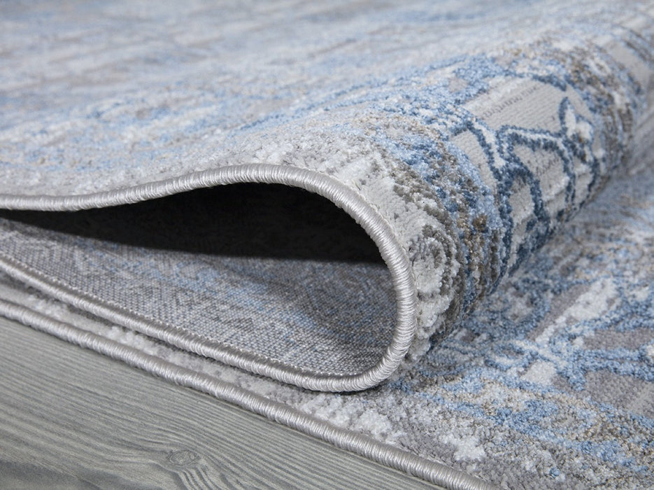 Stratus Floral Rug Blue - Blue