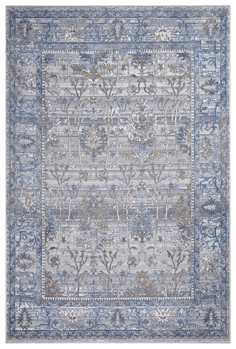 Stratus Floral Rug Grey - Grey