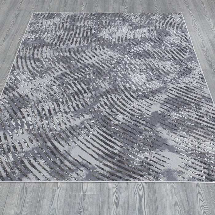 Stratus Striped Rug - Grey