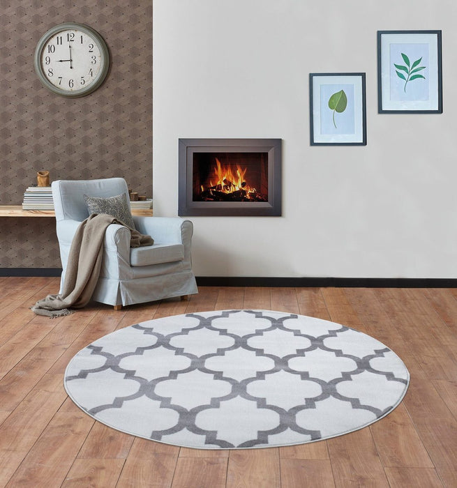 Trendy Moroccan Rug V3 - White