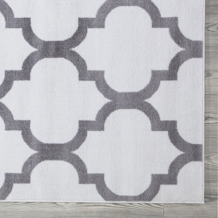 Trendy Moroccan Rug V3 - White