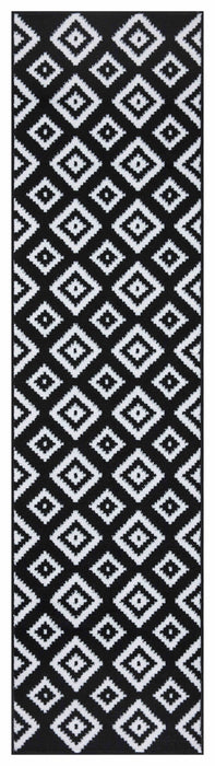 Trendy Diamond Trellis Rug V2 - Black