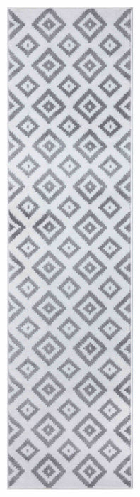 Trendy Diamond Trellis Rug V3 - White