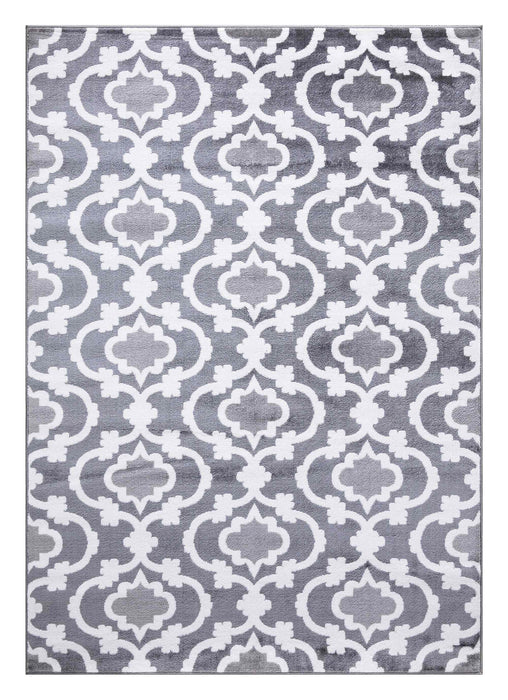 Trendy Moroccan Modern Rug - Grey