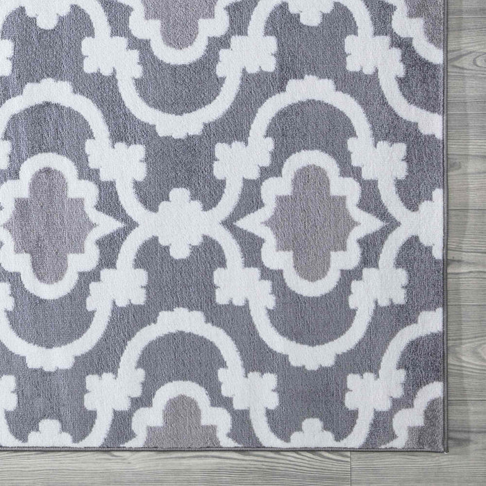 Trendy Moroccan Modern Rug - Grey