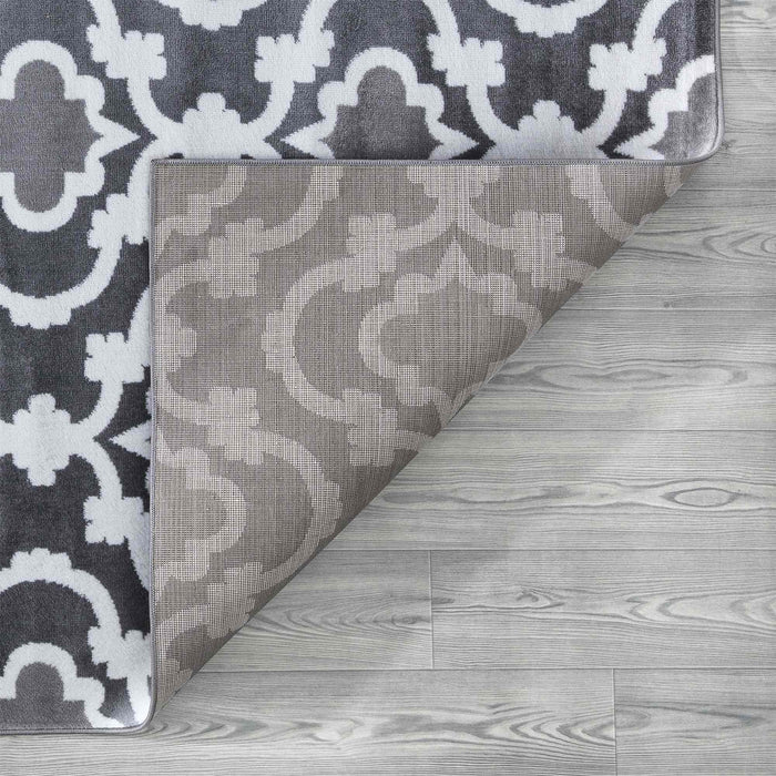 Trendy Moroccan Modern Rug - Grey