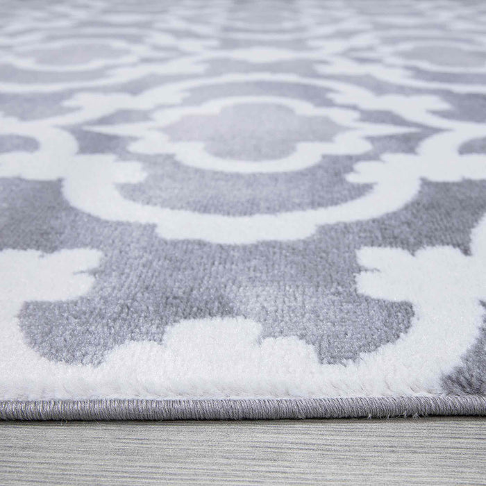 Trendy Moroccan Modern Rug - Grey