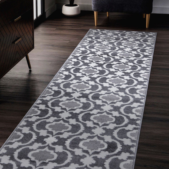 Trendy Moroccan Modern Rug - Grey