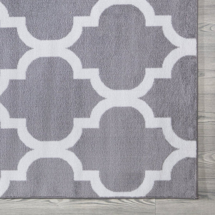 Trendy Moroccan Rug V1 - Grey