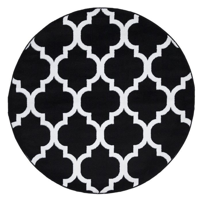 Trendy Moroccan Rug V2 - Black