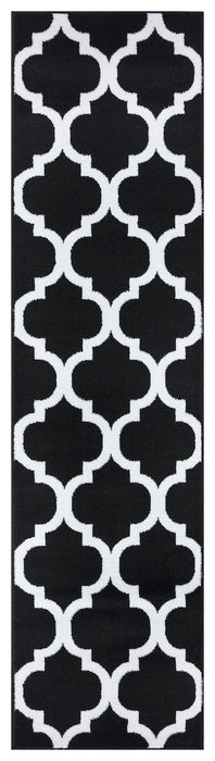 Trendy Moroccan Rug V2 - Black