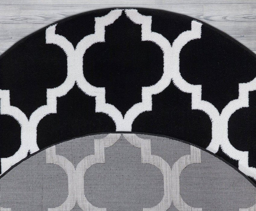 Trendy Moroccan Rug V2 - Black