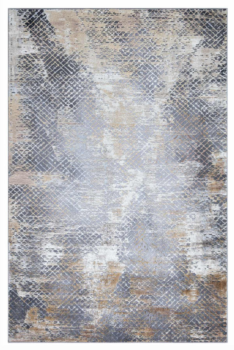 Velar Abstract Design Rug (V3) - Grey