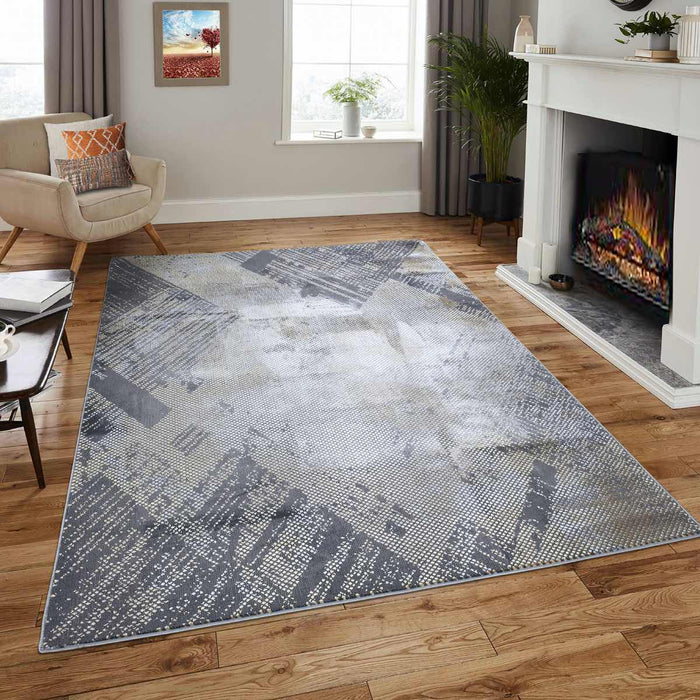 Velar Contemporary Rug - Grey