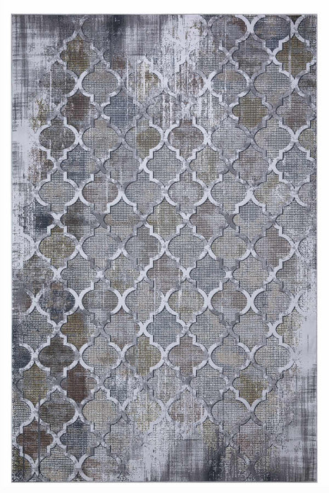 Velar Moroccan Design Rug - Grey