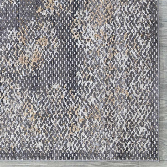 Velar Traditional Design Rug - Grey